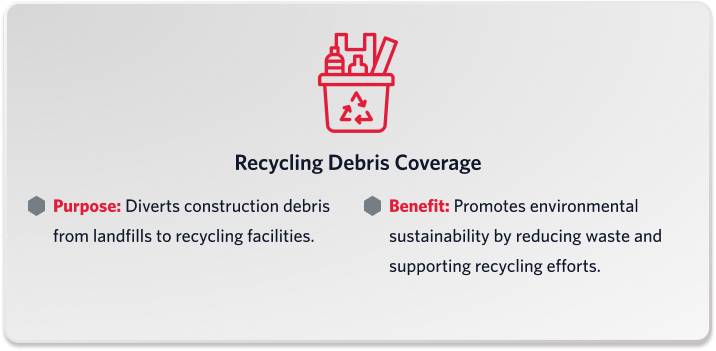 Recycling Debris Coverage