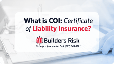 Visual representation detailing the Certificate of Liability Insurance (COI)