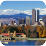 A panoramic view of Denver's skyline